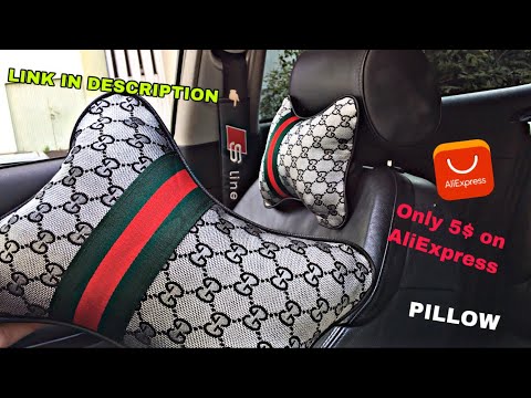 CAR CUSHION GUCCI FOR SEATS ALL CARS COUSSINS SIÈGES VOITURE GG (AliExpress, Wishh)
