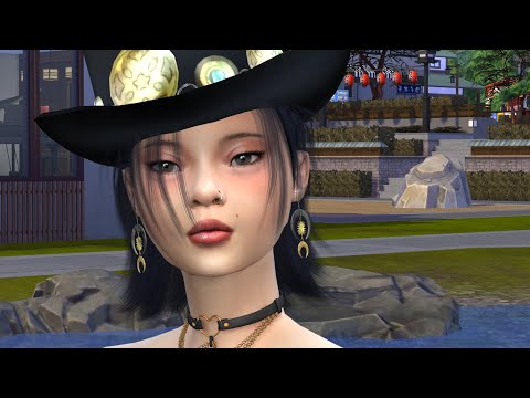 sims cc download girl Hina Yamada by Bonita100 Game Video Preview