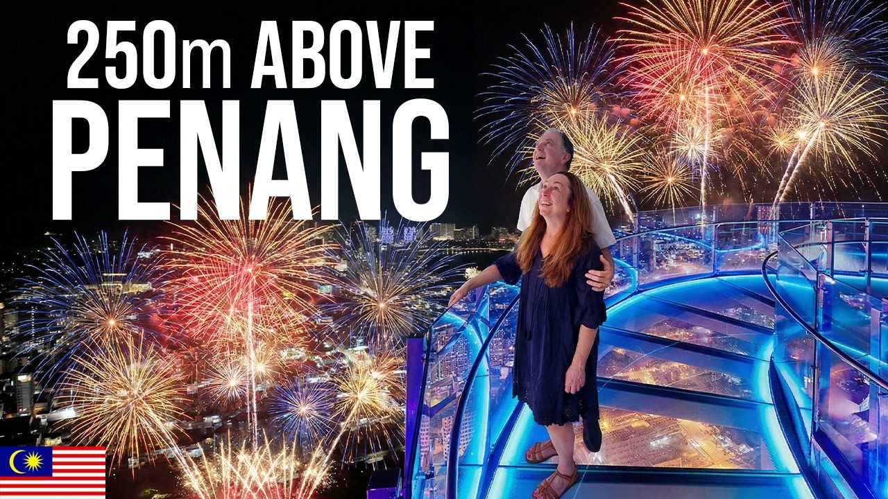 We Ended Up INSIDE the Fireworks | Langkawi to PENANG, Malaysia 🇲🇾