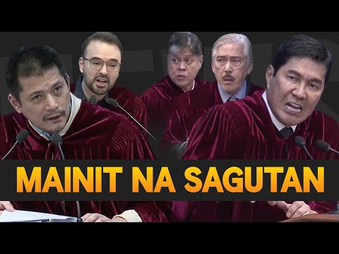 Mainit na sagutan ng mga Senator-Judges sa Manifestation ni Sen. Robin Padilla sa Korte ng Senado