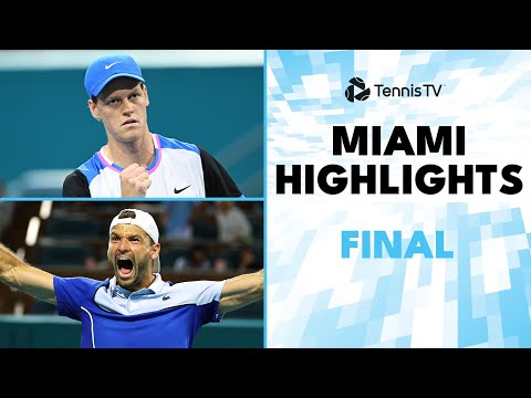Jannik Sinner vs Grigor Dimitrov For The Title | Miami 2024 Final Highlights