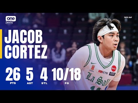 Jacob Cortez DELIVERS 26 PTS for DLSU’s OT WIN vs UE | UAAP SEASON 88 MEN’S BASKETBALL | HIGHLIGHTS