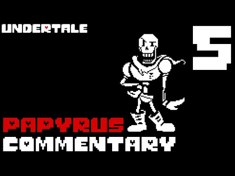 Undertale Walkthrough Part 5 - Papyrus Boss Battle (Blind Run)