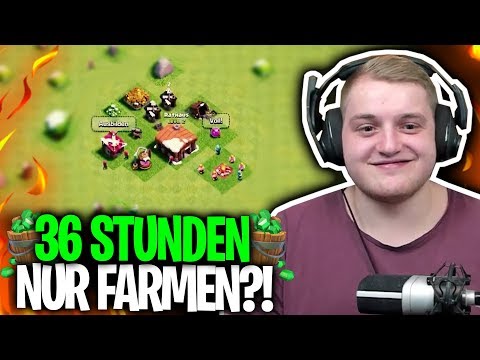 36 STUNDEN in Clash of Clans nur FARMEN?! ?? | 36h Stream Clash of Clans