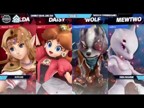 Gwinnett Brawl July 2019 - Flyty/Ave VS Zebra/Masamune - Doubles L. Round 3