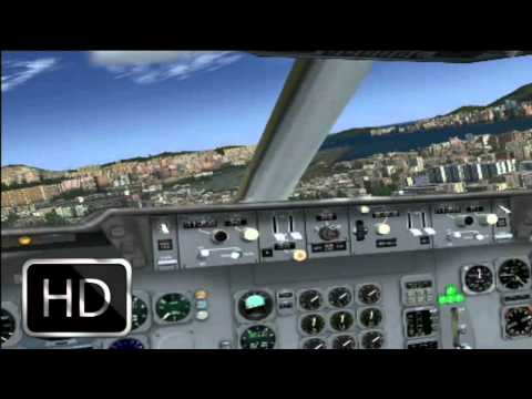 TheFlightHD - Crosswind Landing at Kai Tak