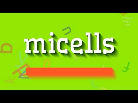 HOW TO PRONOUNCE MICELLS? #micells