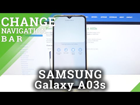 How to Customize Notification Icons in SAMSUNG Galaxy A03s – Navigation Bar Settings