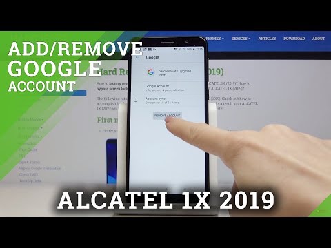 How to Add Google Account in ALCATEL 1X 2019 – Activate Google Account