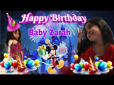 Baby Zahur Birthday Greeting's and Wishes from my family and friends