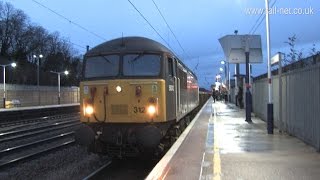 preview picture of video '56312 arrives at Hitchin with 6Z34 from Chaddesden'