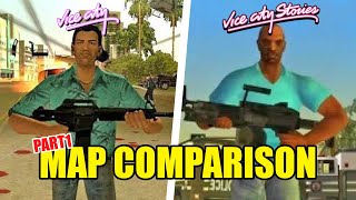 GTA Vice City vs. Vice City Stories - Map Comparison Pt. 1