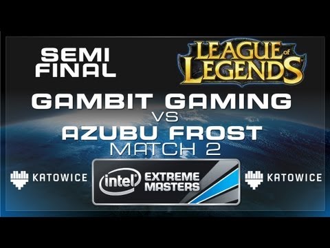 Azubu Frost vs Gambit Gaming - Match 2 - Semi-Final - IEM Katowice League of Legends [Full HD]