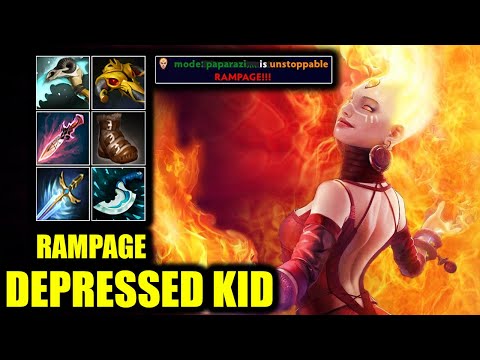 🔥 RAMPAGE Lina - depressed kid - 20 Kills - Dota 2 Pro Game Highlights