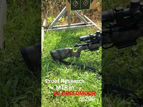 22 creedmoor. Proof Research MTR in 22 creed...