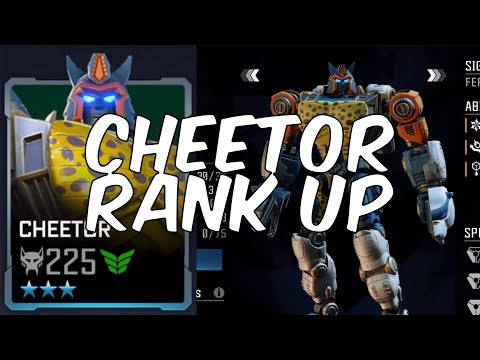 *NEW* BOT CHEETOR RANK UP! - CHEETOR BEAST WARS! - TRANSFORMERS: Forged To Fight