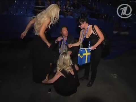 Exclusive: Backstage with Sweden and Israel during the 1st semifinal evening at Eurovision 2009!
