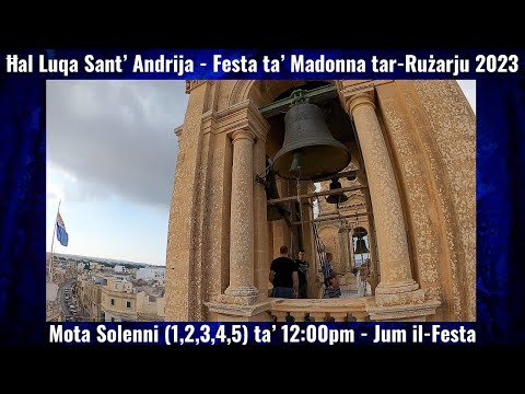 𝐌𝐨𝐭𝐚 𝐒𝐨𝐥𝐞𝐧𝐧𝐢 (𝟐𝟎𝟐𝟑 - 𝟏,𝟐,𝟑,𝟒,𝟓) / Ħ𝐚𝐥 𝐋𝐮𝐪𝐚 𝐒𝐚𝐧𝐭' 𝐀𝐧𝐝𝐫𝐢𝐣𝐚 / 𝐅𝐞𝐬𝐭𝐚 𝐭𝐚' 𝐌𝐚𝐝𝐨𝐧𝐧𝐚 𝐭𝐚𝐫-𝐑𝐮ż𝐚𝐫𝐣𝐮 / 𝟓 𝐐𝐧𝐢𝐞𝐩𝐞𝐧