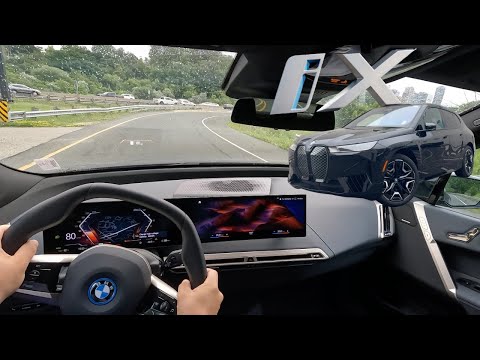 Thumbnail for 2024 BMW iX xDrive50 POV Driving Impressions! by BMW iX