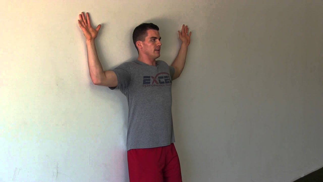 Fix Your Shoulders with Wall Slides - Excel Performance Training thumnail