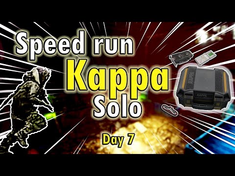 Speed Running Kappa Solo in Escape from Tarkov - Day 7