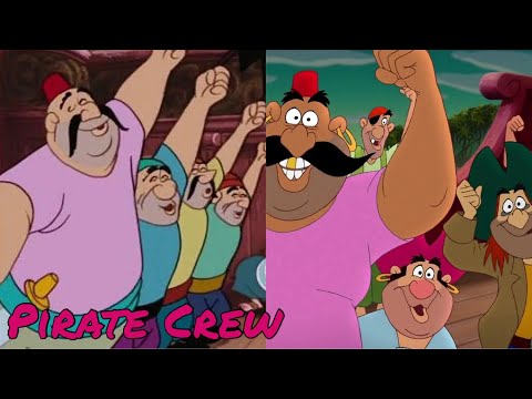 Pirate Crew - Movie Evolution (1953 - 2005) Peter Pan - Once Upon A Halloween
