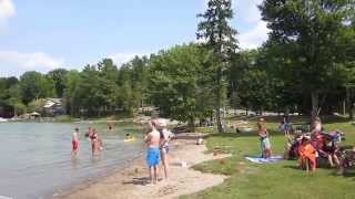 preview picture of video 'Sandy Lake Beach Buckhorn Ontario'