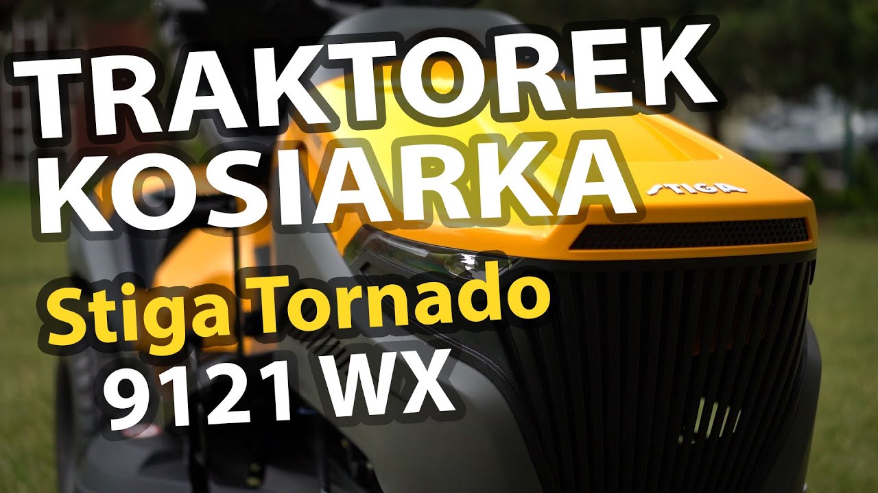 Profesjonalny traktorek kosiarka - Stiga Tornado 9121 WX :: Traktor.com.pl