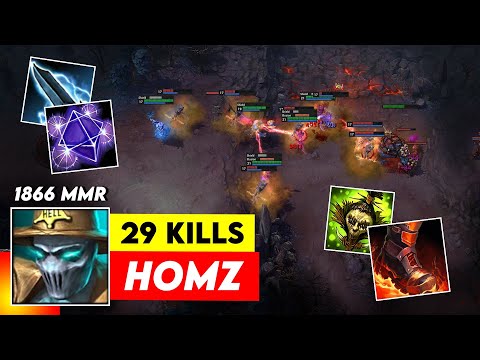 HON REBORN Gunblade Gameplay - Homz - 1866 MMR