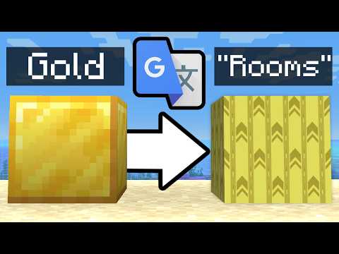 I Put Every Minecraft Texture Through Google Translate 1 QUINTILLION Times...