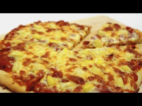 How To Make Hawaiian Pizza - Easy Ham And Pineapple Pizza Recipe