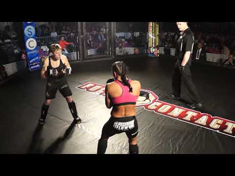 LAURA NIZOL VS HAILEY HOARD 105 LB RAGE IN THE CAGE 2