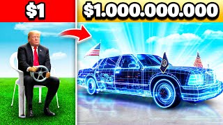 Upgrading $1 to $1,000,000,000 ULTIMATE Presidential Car!