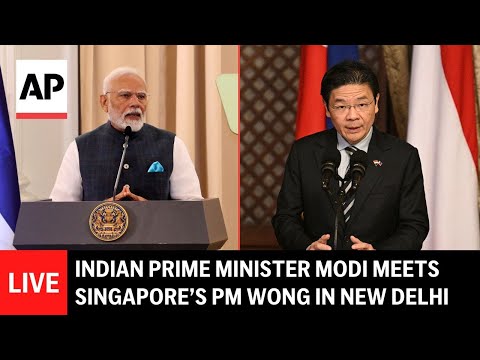 India&rsquo;s Modi meets Singapore Prime Minister Wong in New Delhi