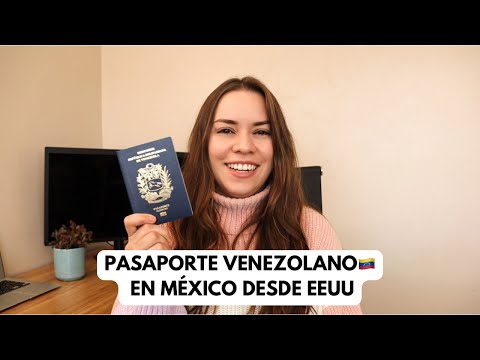 Part of a video titled HOW TO GET YOUR VENEZUELAN PASSPORT IN MEXICO - YouTube