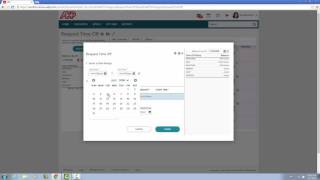 ADP Time off Request Tutorial 2016