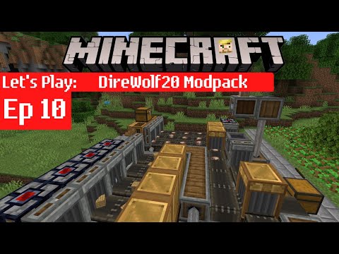 Create Mod Automation - Direwolf20 1.16 Modded Minecraft Survival – Ep 10