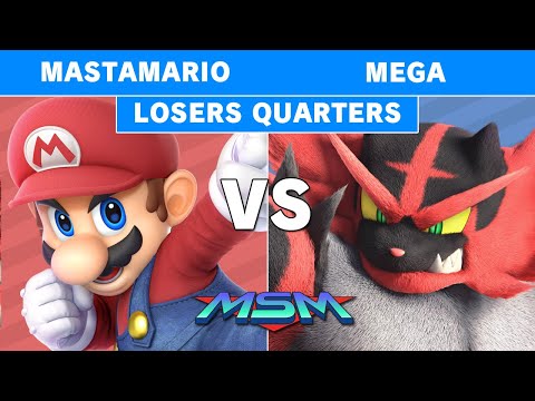 MSM 195 POW | Mastamario (Mario) vs UCI | Mega (Incineroar) Losers Quarters - Smash Ultimate