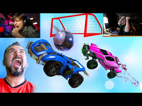 GUIDED CANNON, BUT IT GETTING FASTER! | 6-MAN TEAM ROCKET LEAGUE
