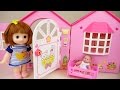 Baby doll house toy and Kinder surprise eggs play