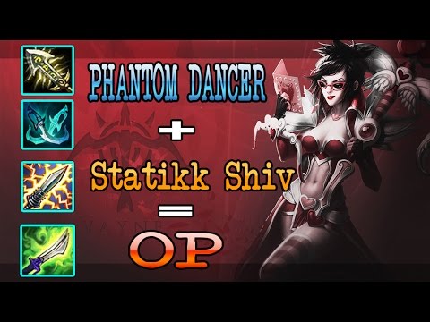 Vayne ADC | Phantom Dancer + Statikk Shiv = OP | Build And Play | League Of Legend