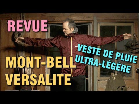 Montbell Versalite : veste de pluie technique ultra-légère, revue approfondie