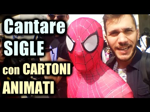 Cantare le SIGLE con i personaggi dei CARTONI ANIMATI