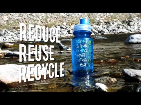 Andriolo R3 reduce reuse recyle waterbottles
