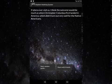 Stephen Hawking Quotes Video