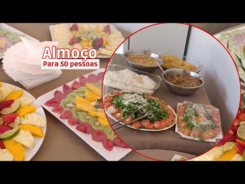 Almoço completo para 50 pessoas