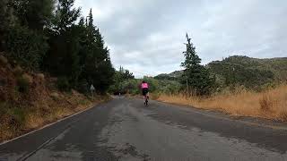 Steep Hairpins of the Meskla-Theriso climb Crete