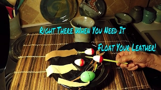 DIY Float it! ~Don't fish for it!~ Leather Bobber Floatie ~  Wheel/Throwing/Pottery/Ceramic/Clay