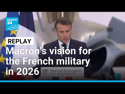 REPLAY - France's Emmanuel Macron maps out his vision for the military in 2026 • FRANCE 24 English