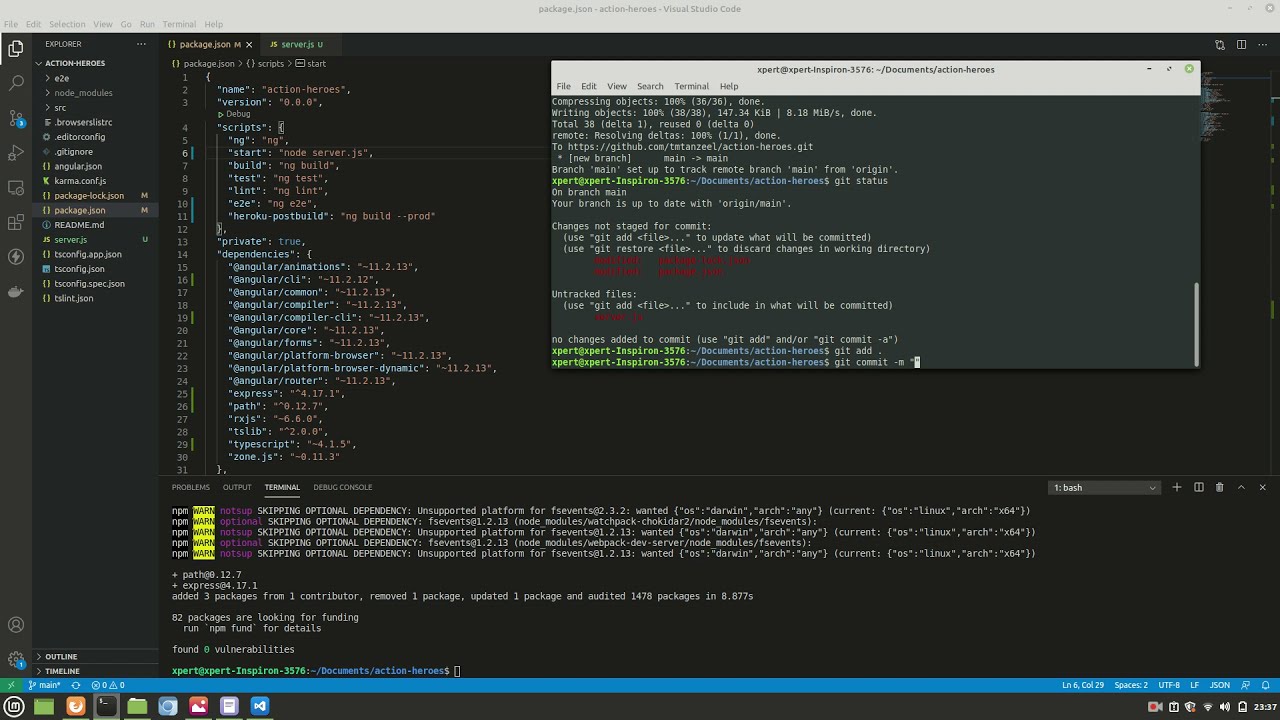Continuous deployment of Angular 9 application with GitHub and Heroku